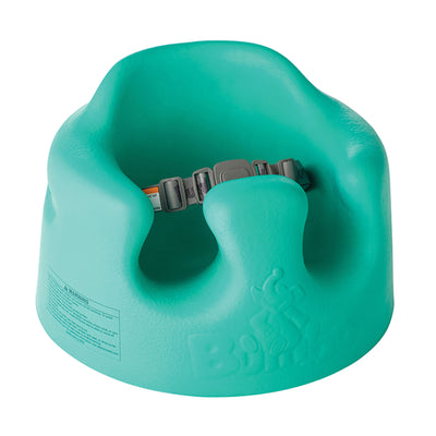 Bumbo Baby Soft Foam Wide Floor Seat w/3 Point Adjustable Harness, 3 Pack, Aqua