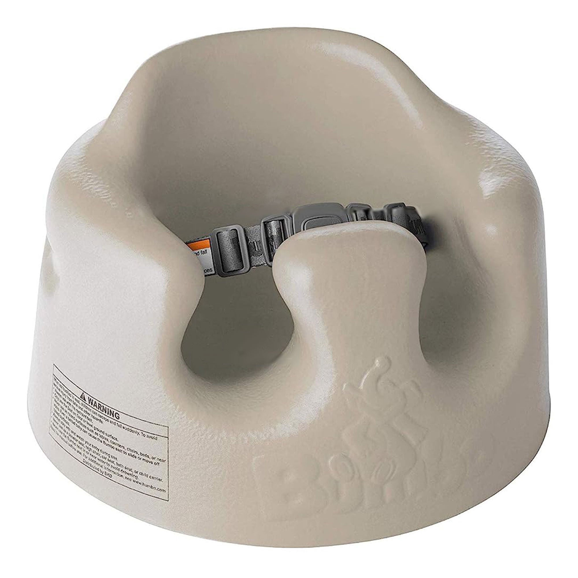 Bumbo Baby Soft Foam Wide Floor Seat w/3 Point Adjustable Harness, 3 Pack, Taupe - VMInnovations