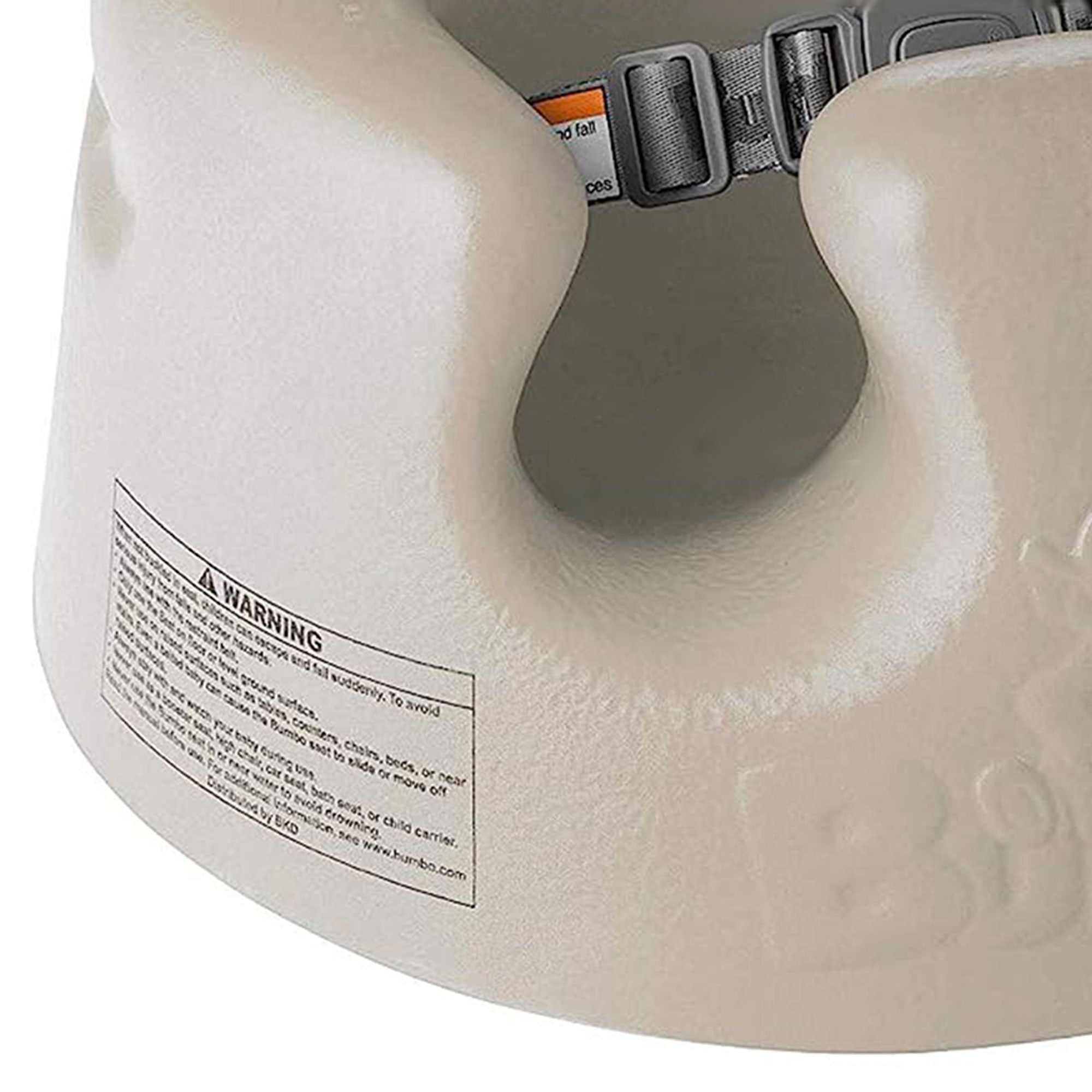 Bumbo Baby Soft Foam Wide Floor Seat w/3 Point Adjustable Harness, 3 Pack, Taupe - VMInnovations