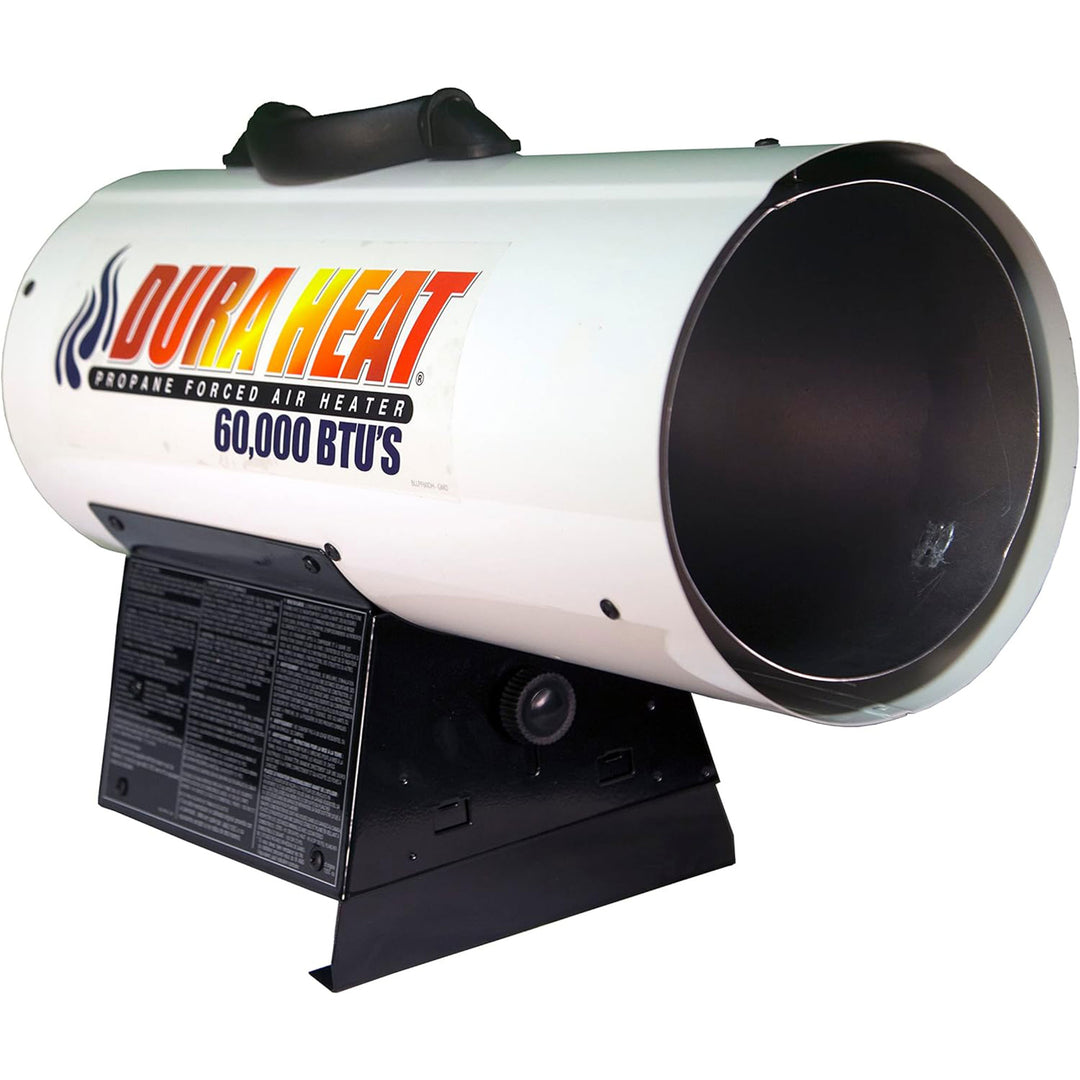 Dura Heat 60,000 BTU Auto Shut Off Portable Propane Heater for 1,500 Square Feet - VMInnovations