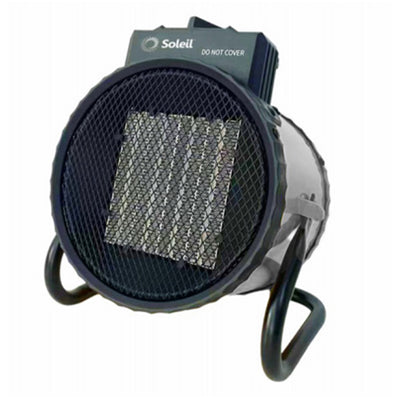 Geneva Portable Ceramic Heater 3 Setting Adjustable Thermostat Fan (Used)