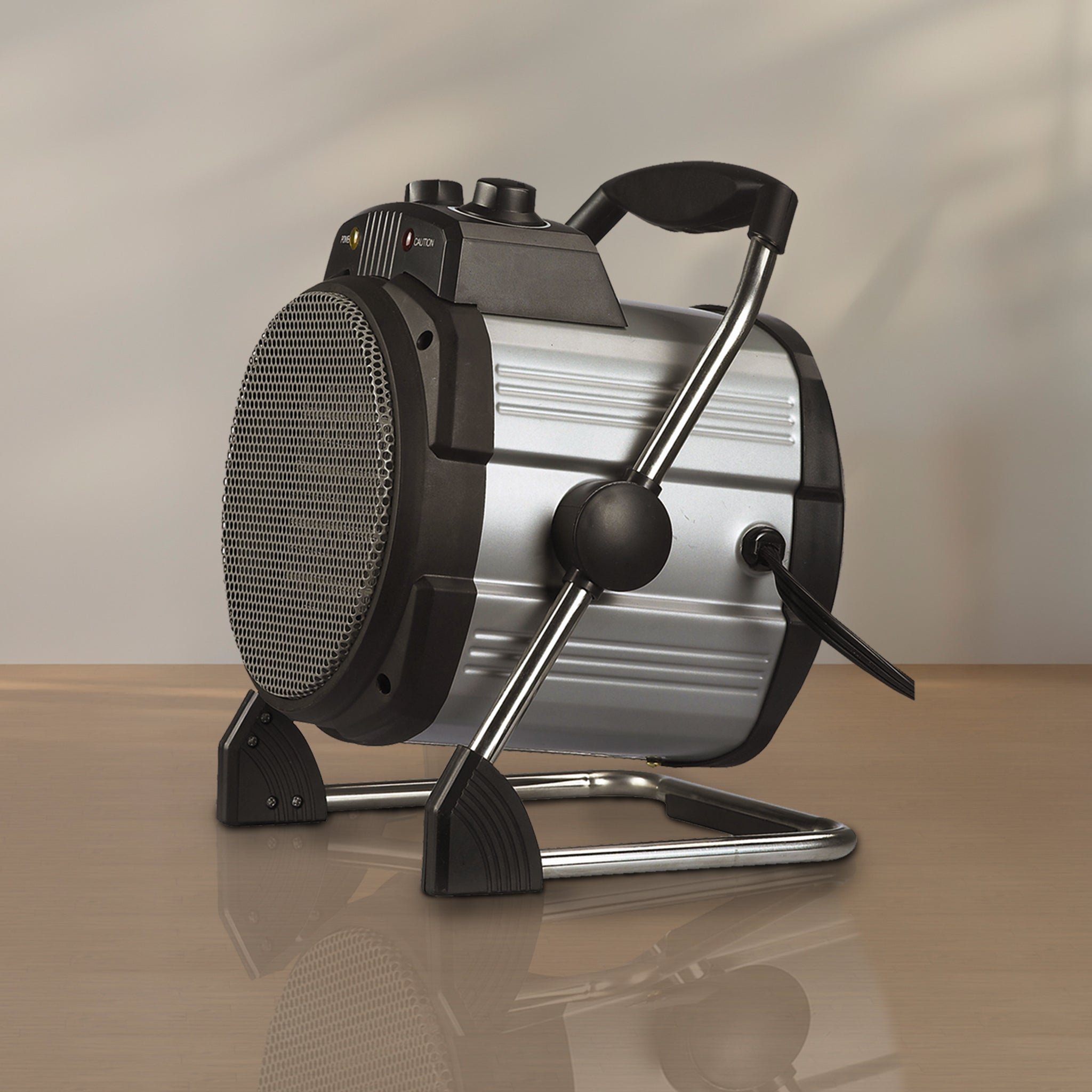 Geneva Portable Ceramic Heater 3 Setting Adjustable Thermostat Fan (Used)