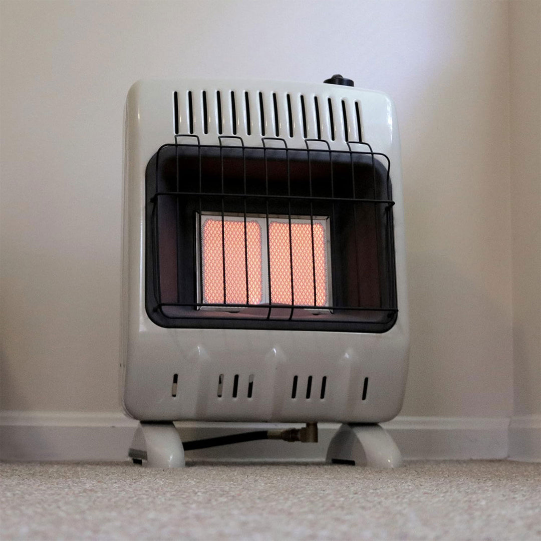 Mr. Heater 10,000 BTU Propane Vent Free Radiant Heat Wall Heater,White(Open Box)