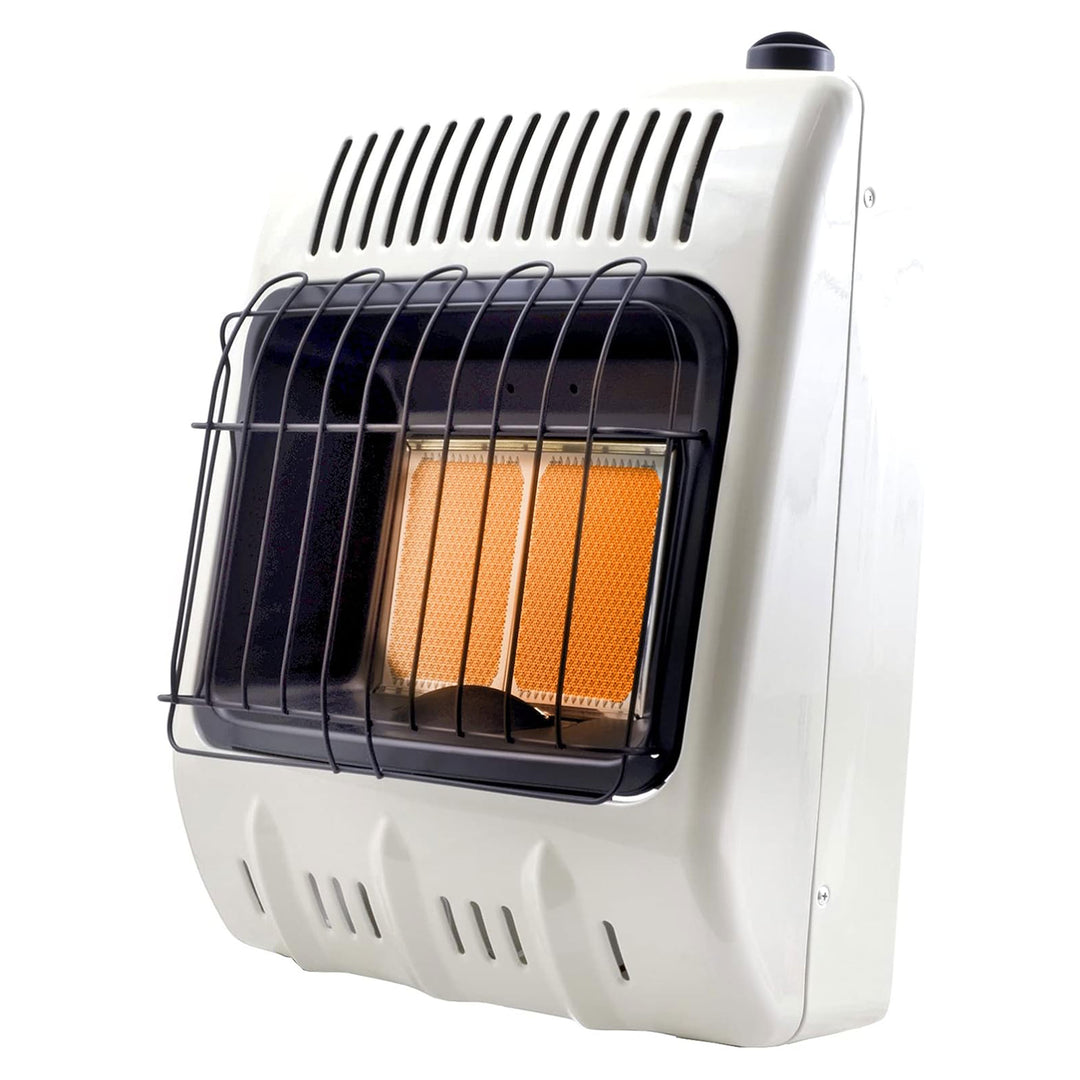 Mr. Heater 10,000 BTU Propane Vent Free Radiant Indoor Wall Heater, White (Used)