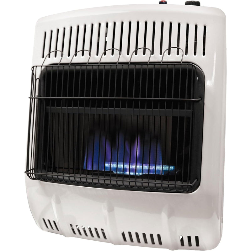 Mr. Heater 20,000 BTU Blue Flame Vent-Free Wall Heater, Covers 700 Sq. Ft, White