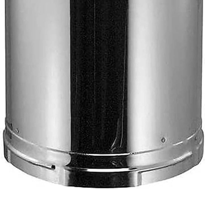 DuraVent DuraPlus Chimney Pipe, Stainless Steel, Double Wall, 6” x 24”(Open Box)