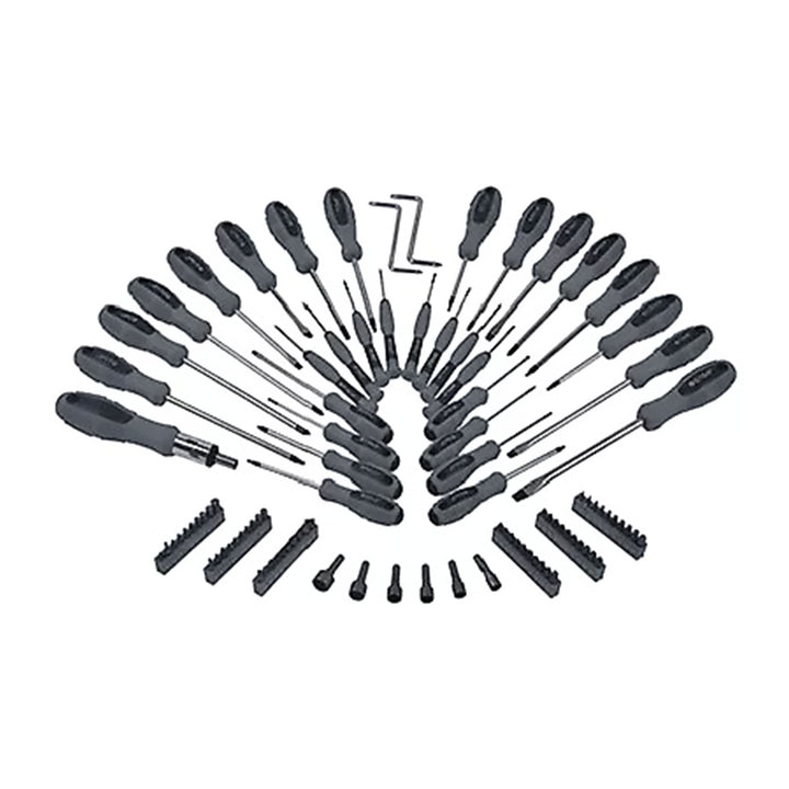 Master Mechanic 2 Pack Screwdriver & Bits Made of Chrome Vanadium Steel, 100 Pc