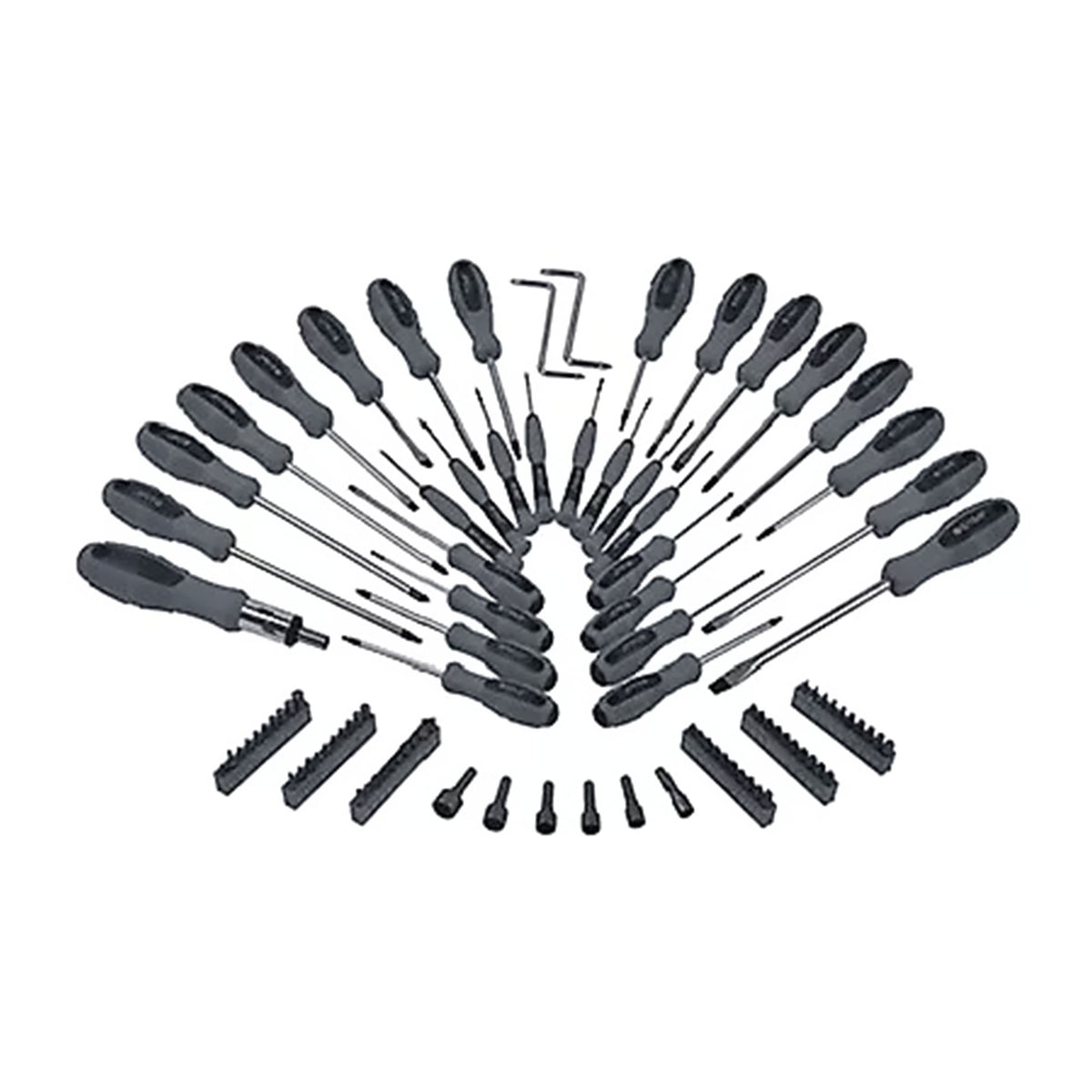 Master Mechanic 2 Pack Screwdriver & Bits Made of Chrome Vanadium Steel, 100 Pc