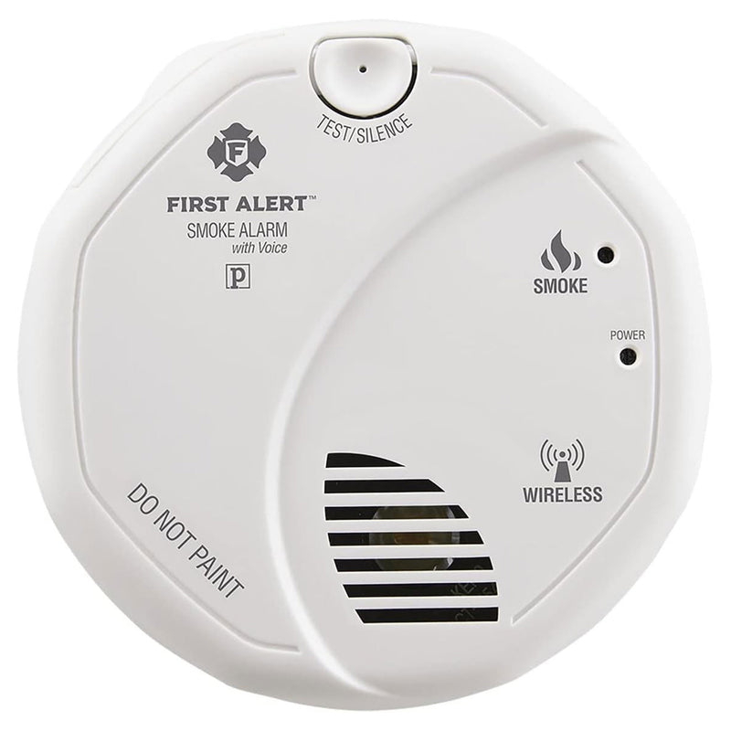 First Alert Smoke and Carbon Monoxide Detector with 120 Volt Battery, White