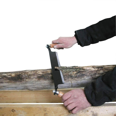 Timber Tuff 8" Straight Draw Shave Tool, Debarking & Woodworking,Black(Open Box) - VMInnovations