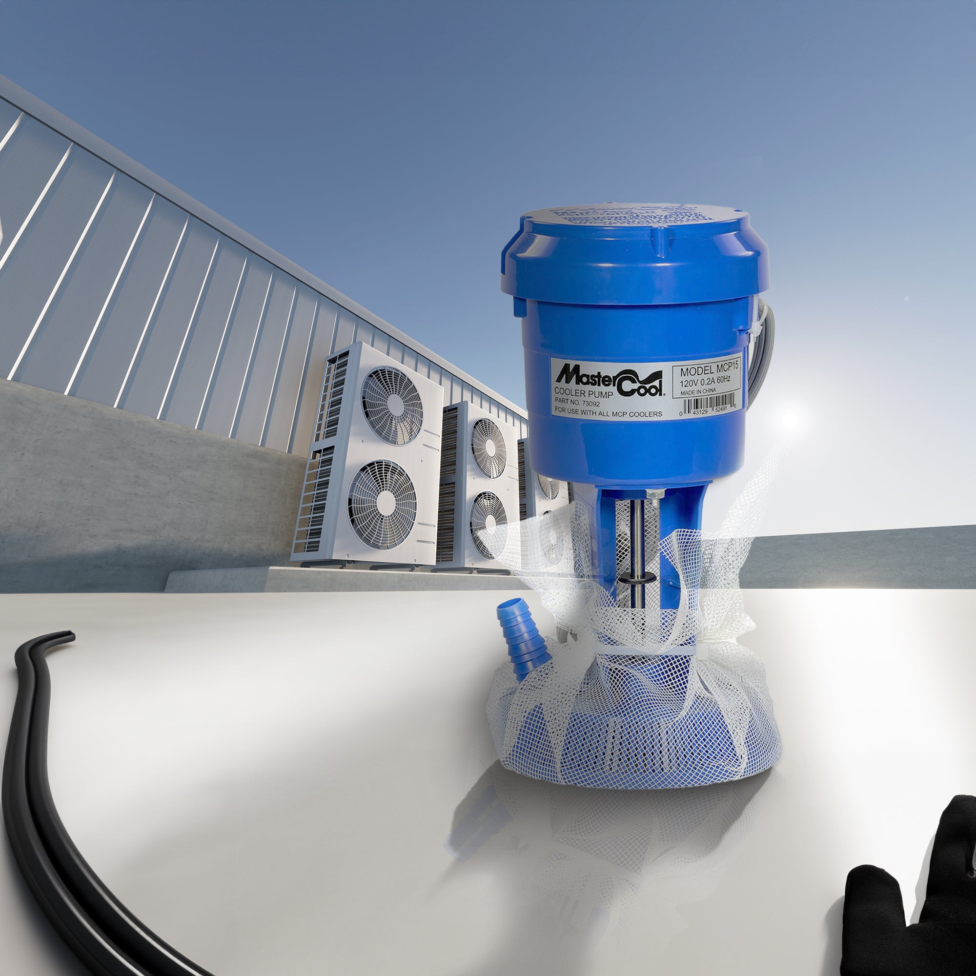 Mastercool Pump Kit w/Electric Plug Power Source for Home Improvement (Open Box) - VMInnovations