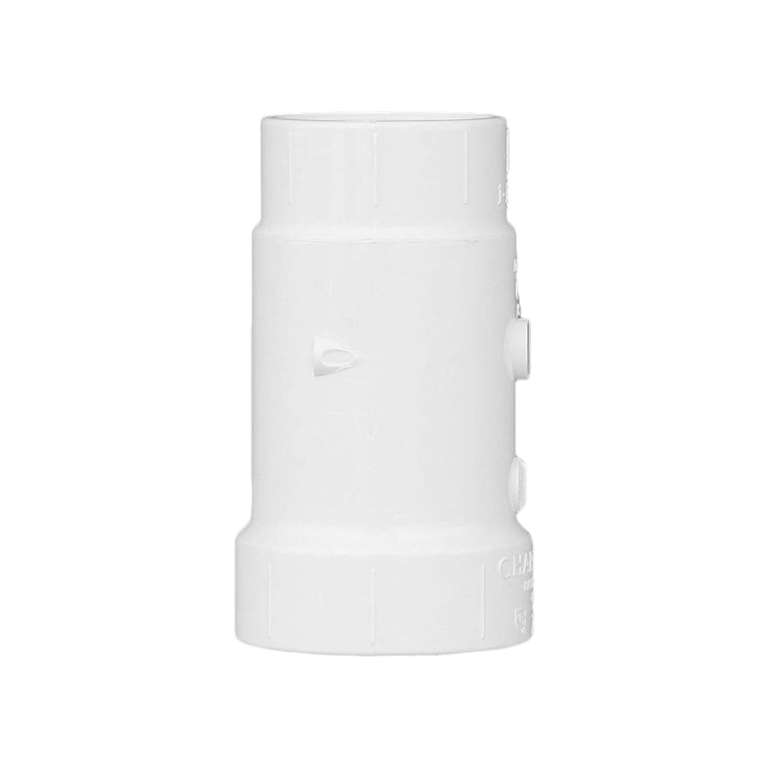 CHARLOTTE PIPE Schedule 40 DWV 6 Inch Non Pressure PVC Pipe Connector, White