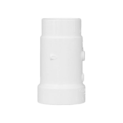 CHARLOTTE PIPE 40 DWV 6 Inch Non Pressure PVC Pipe Connector, White (Used)