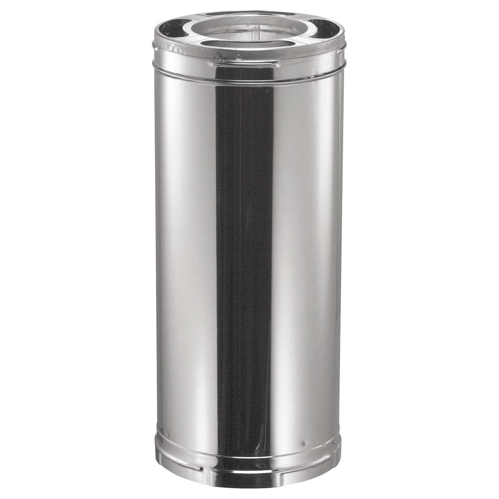 DuraVent DuraPlus Chimney Pipe, Stainless Steel, Double Wall, 6” x 12”(Open Box) - VMInnovations