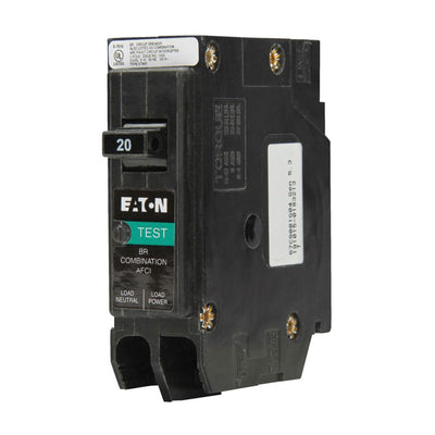Eaton Circuit Breaker, AFCI, 15 Amp, Arc Fault Protection, Single Pole, Type BR - VMInnovations