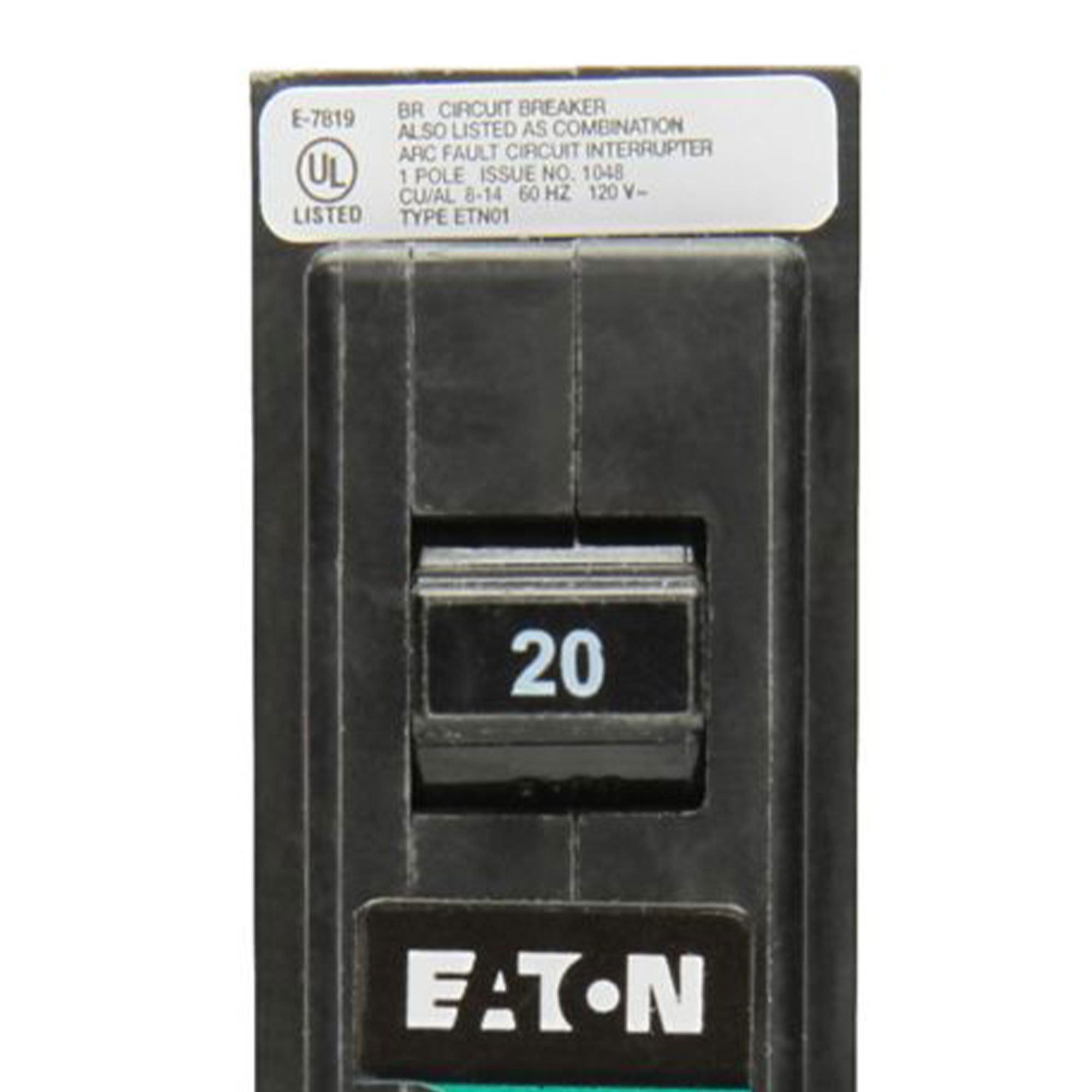 Eaton Circuit Breaker, AFCI, 15 Amp, Arc Fault Protection, Single Pole, Type BR - VMInnovations