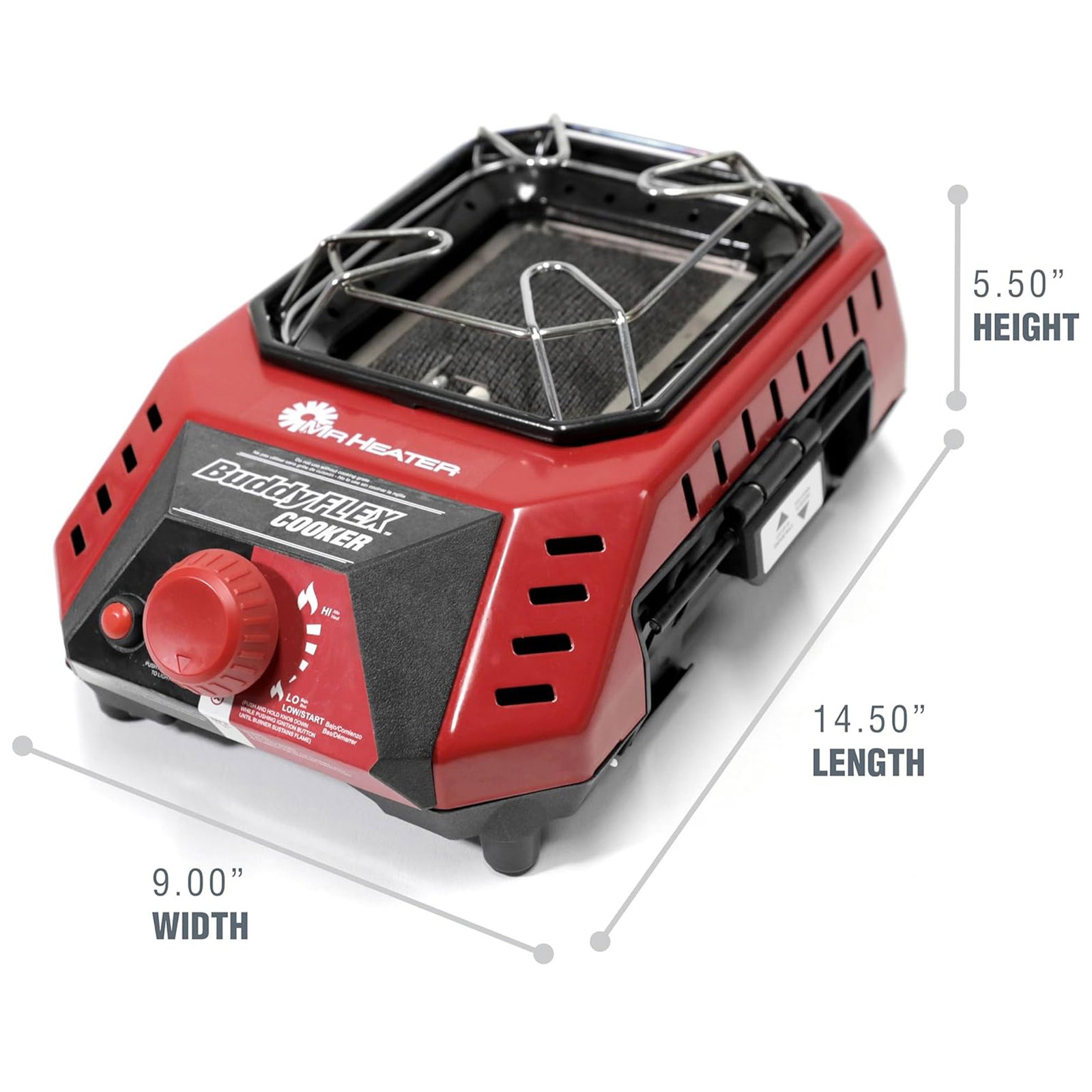 Mr. Heater Buddy FLEX 5,000 to 11,000 BTU Outdoor Portable Propane Gas Cooker - VMInnovations