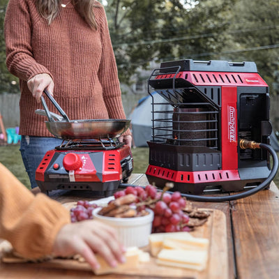 Mr. Heater 2 Pack Buddy FLEX 5K-11K BTU Outdoor Portable Propane Gas Cooker