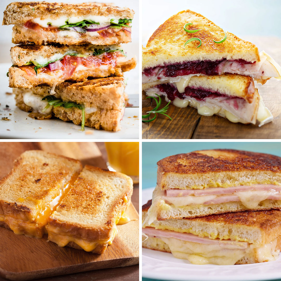 Nostalgia Easy Clean Grilled Cheese Sandwich Toaster w/2 Toasting Baskets (Used) - VMInnovations