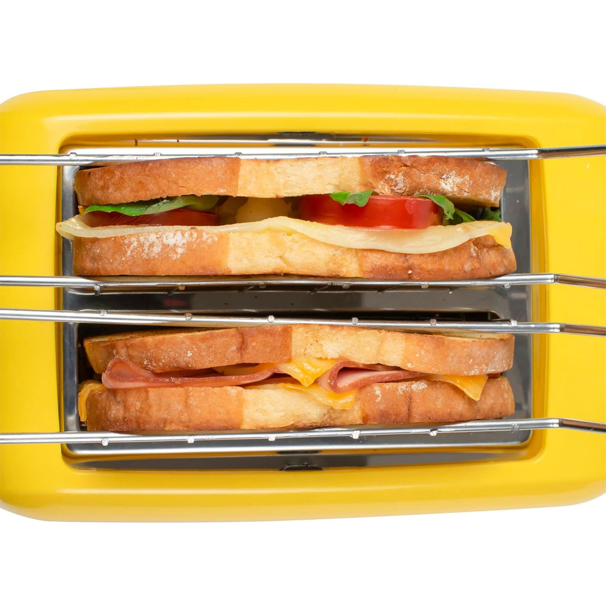 Nostalgia 2 Pack Deluxe 2-Slice Easy Clean Countertop Bread & Bagel Toaster