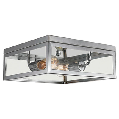 Globe Electric Memphis Light Flush Mount with Dimmable Light Option for Indoors