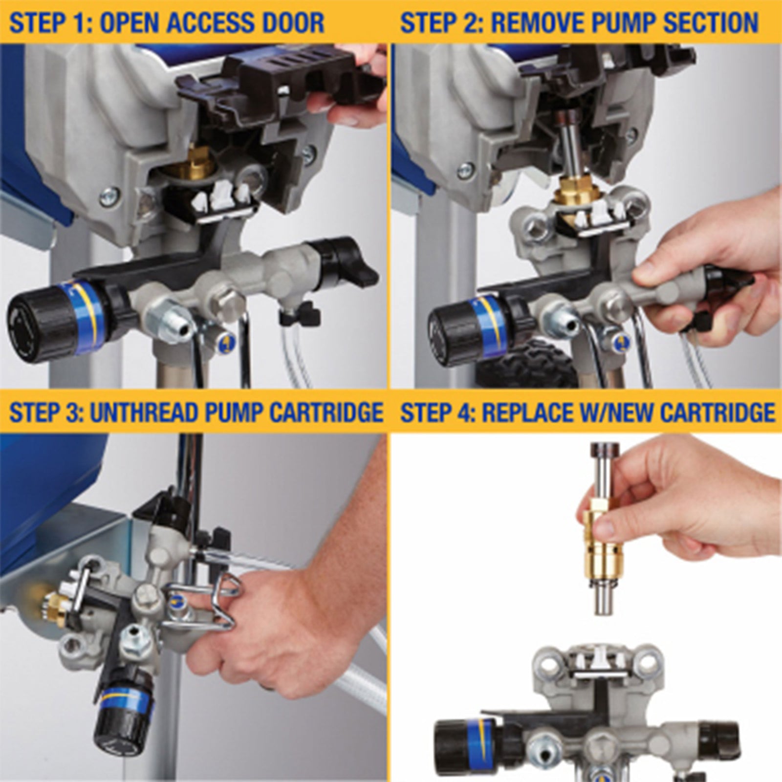 Graco Metal Power Paints Sprayer with Built In Hex Nut Slot for Home Improvement - VMInnovations