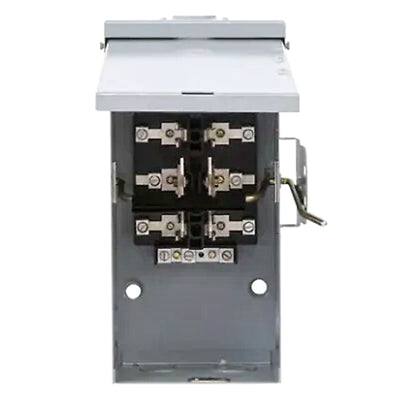 GE Outdoor Double Pole Double Throw Safety Switch, 100 Amp, Manual Disconnect - VMInnovations
