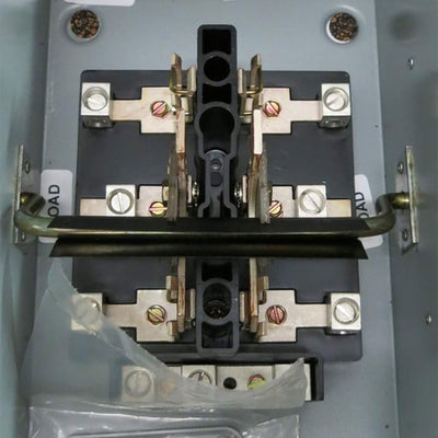 GE Outdoor Double Pole Double Throw Safety Switch, 100 Amp, Manual Disconnect - VMInnovations