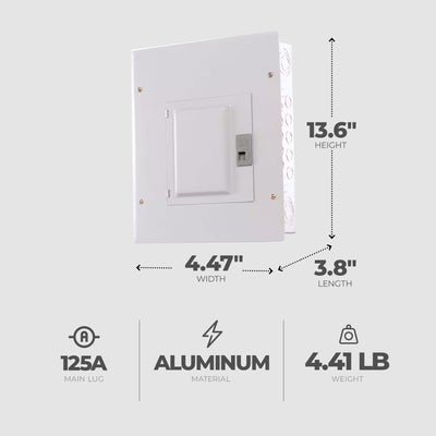 GE Energy Industrial Solutions Main Convertible Load Center Cover (Open Box) - VMInnovations