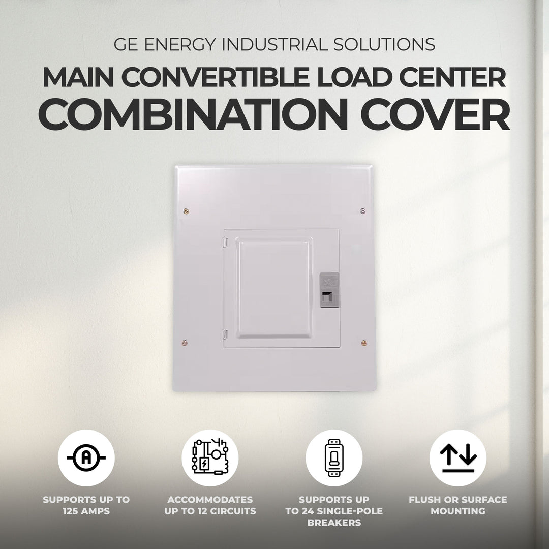 GE Energy Industrial Solutions Main Convertible Load Center Cover (Open Box)