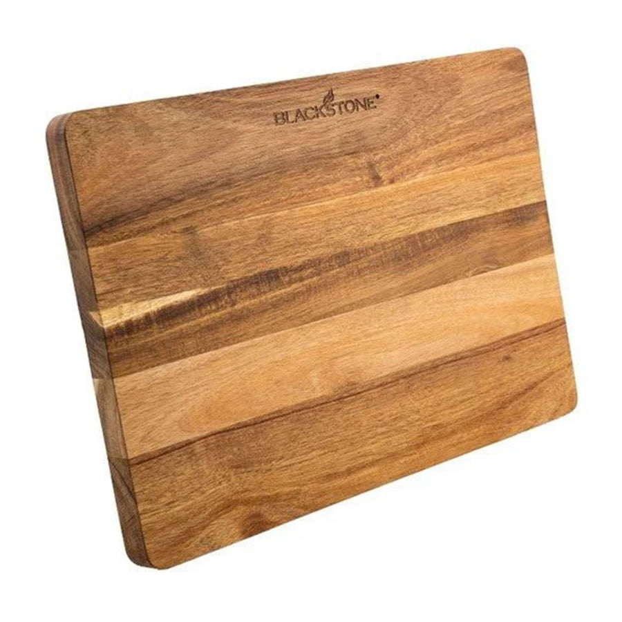 Blackstone Acacia Wood Griddle Cutting Board with Feet, Large, 17x12 Inch (Used) - VMInnovations
