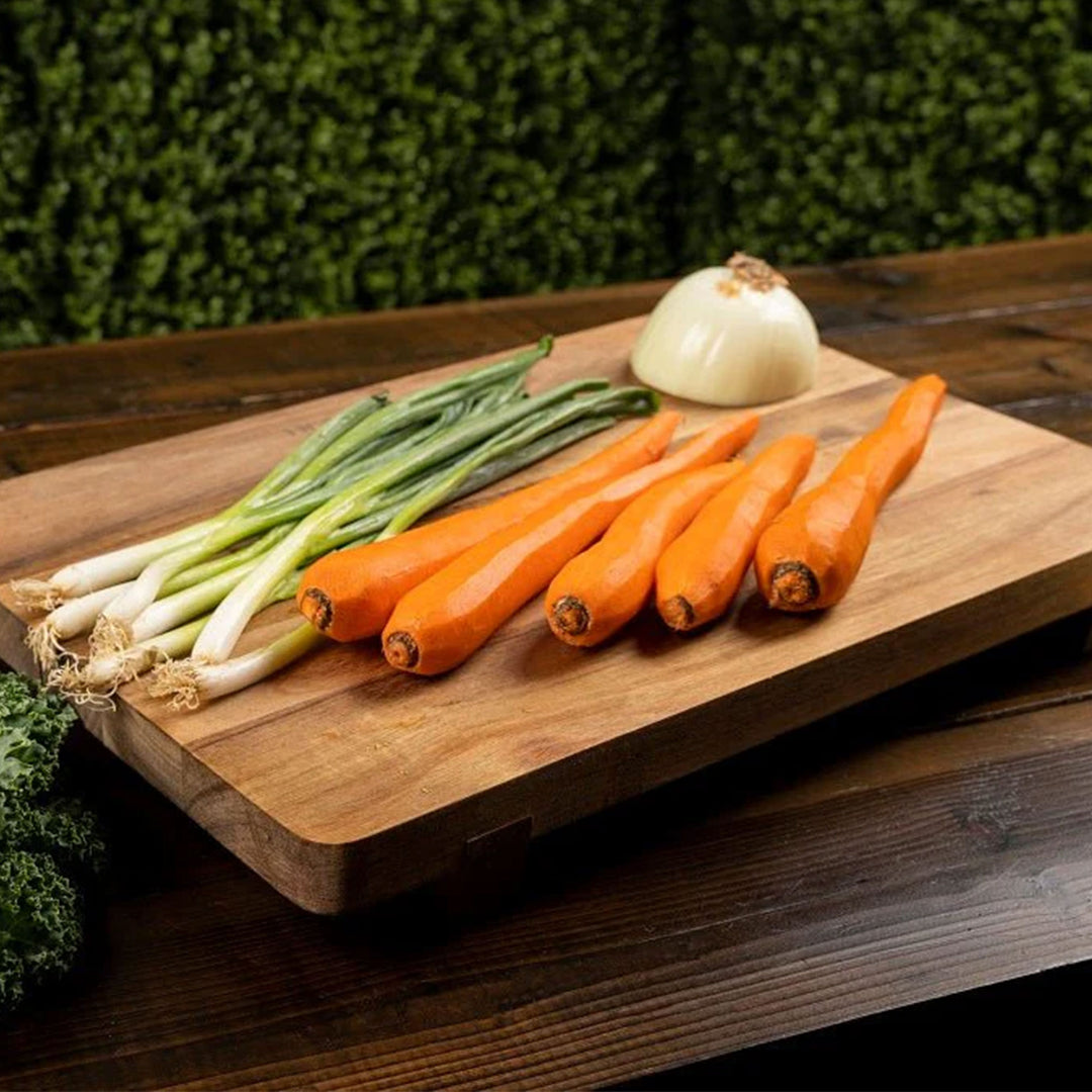 Blackstone Acacia Wood Griddle Cutting Board with Feet, Large, 17x12 Inch (Used) - VMInnovations