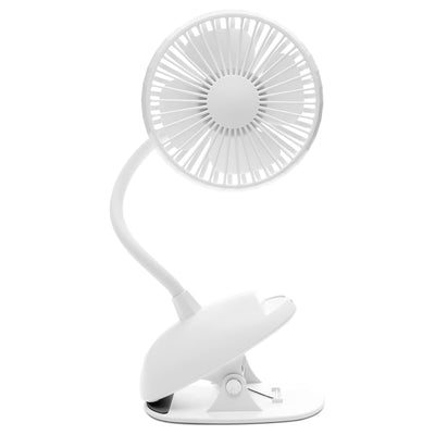 O2COOL 2 Pack Rechargeable Clip Fan, 4 Inch Blade, 3 Speeds, USB Charging Cable - VMInnovations