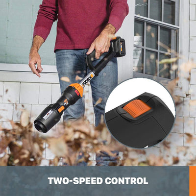 Worx Nitro LeafJet Cordless Leaf Blower with Battery and Charger (Open Box) - VMInnovations