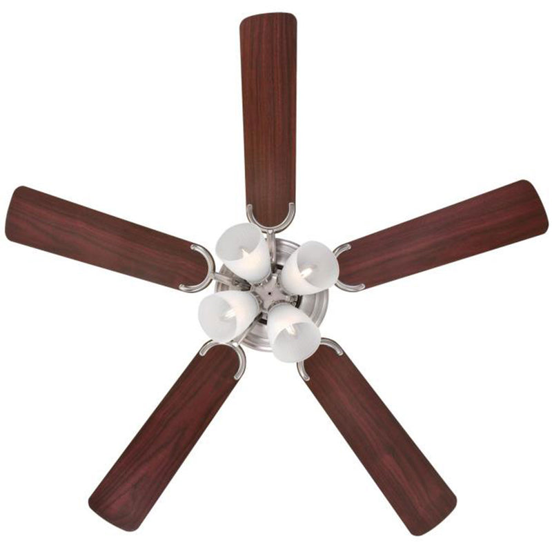 Westinghouse Contempra IV 52 Inch Indoor Ceiling Fan with Light, Brushed Nickel