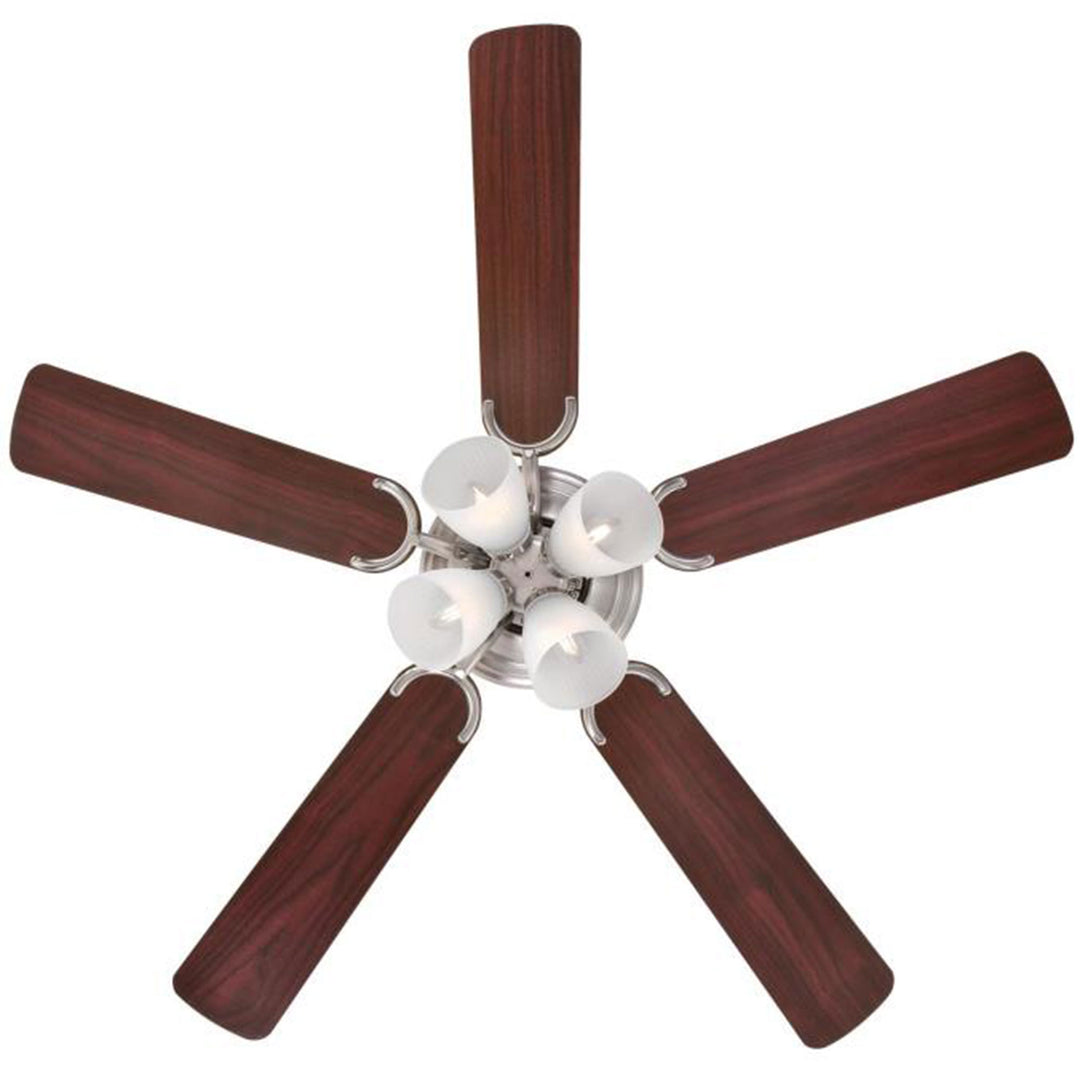 Westinghouse IV 52" Indoor Ceiling Fan w/Light, Brushed Nickel (Open Box) - VMInnovations