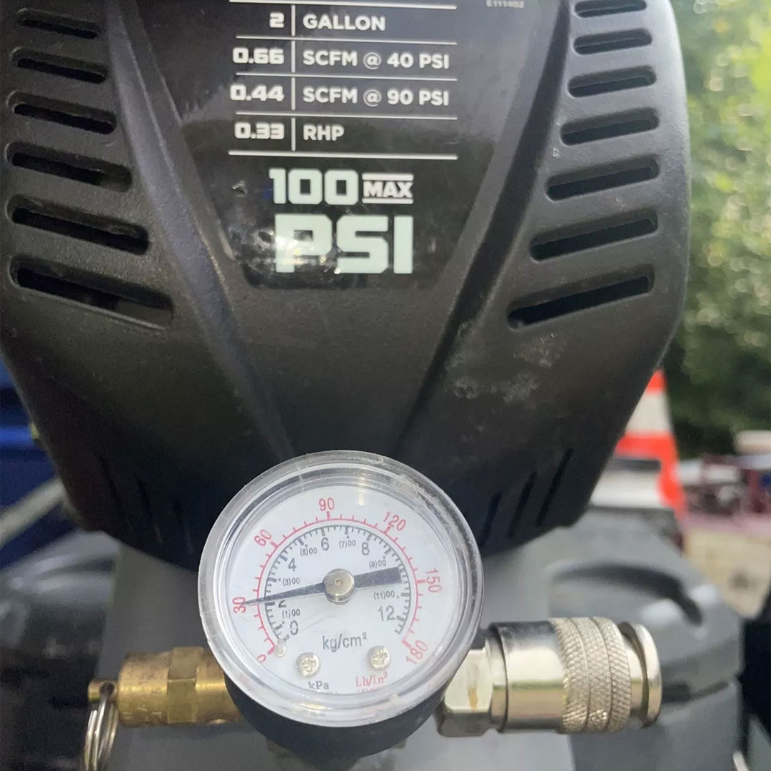 Master Mechanic Portable Air Compressor with Built In Handle, 2 Gal(Open Box) - VMInnovations