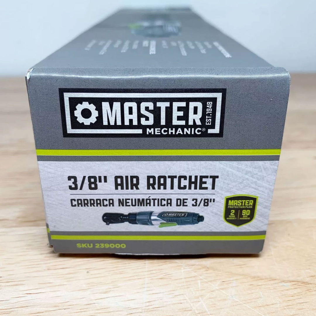 Master Mechanic Air Ratchet with Die Cast Aluminum Housing and Handle (Open Box)