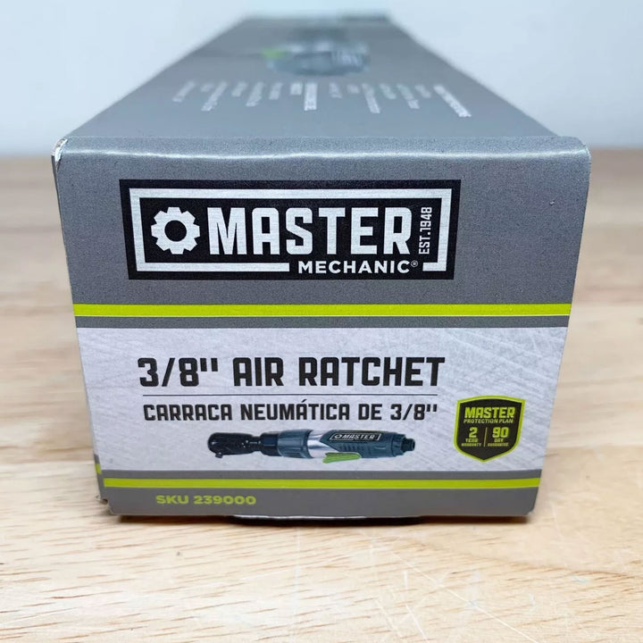 Master Mechanic Air Ratchet with Die Cast Aluminum Housing and Handle (Open Box)