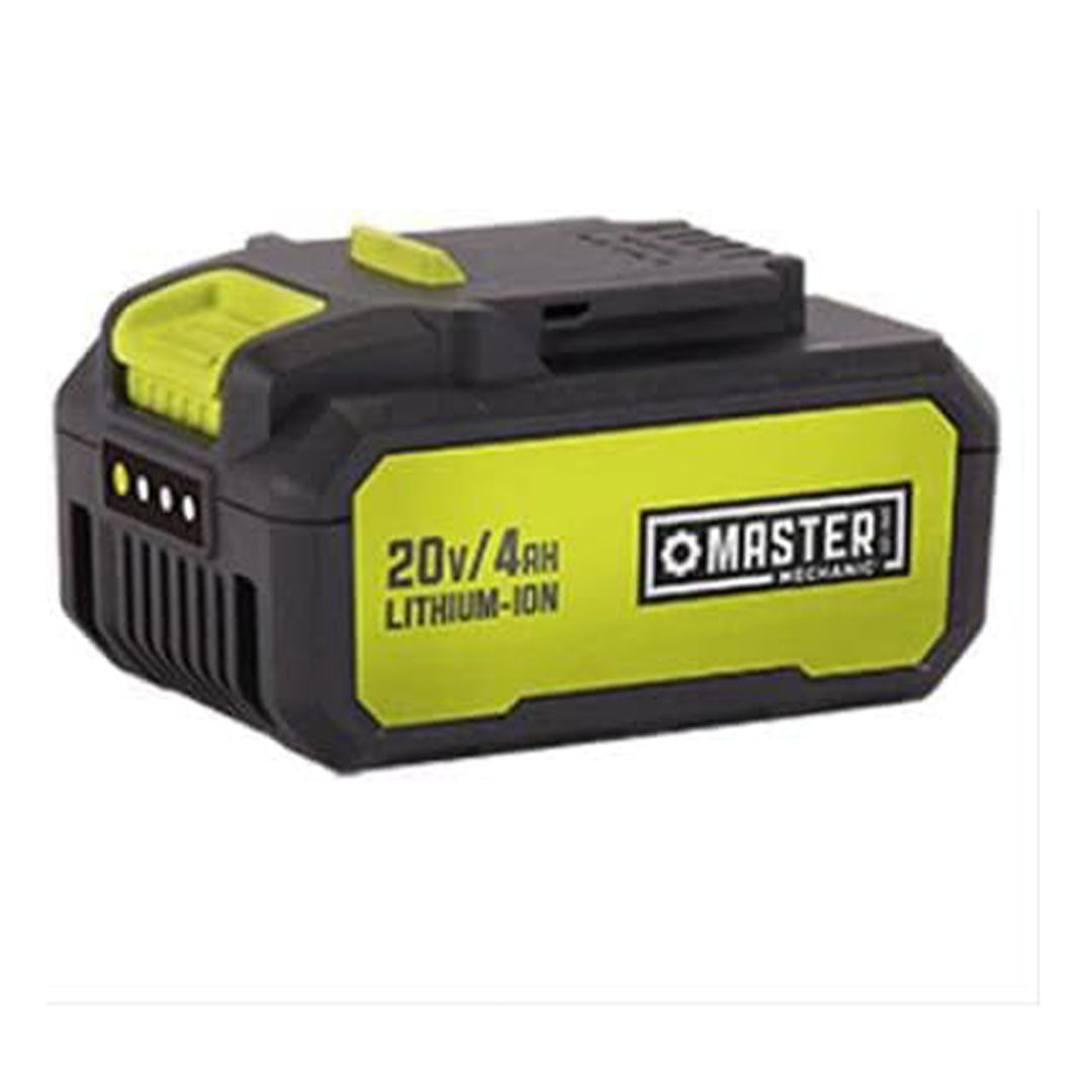 Master Mechanic 20 Volt Lithium Ion Rechargeable Tool Battery, Green (Used)