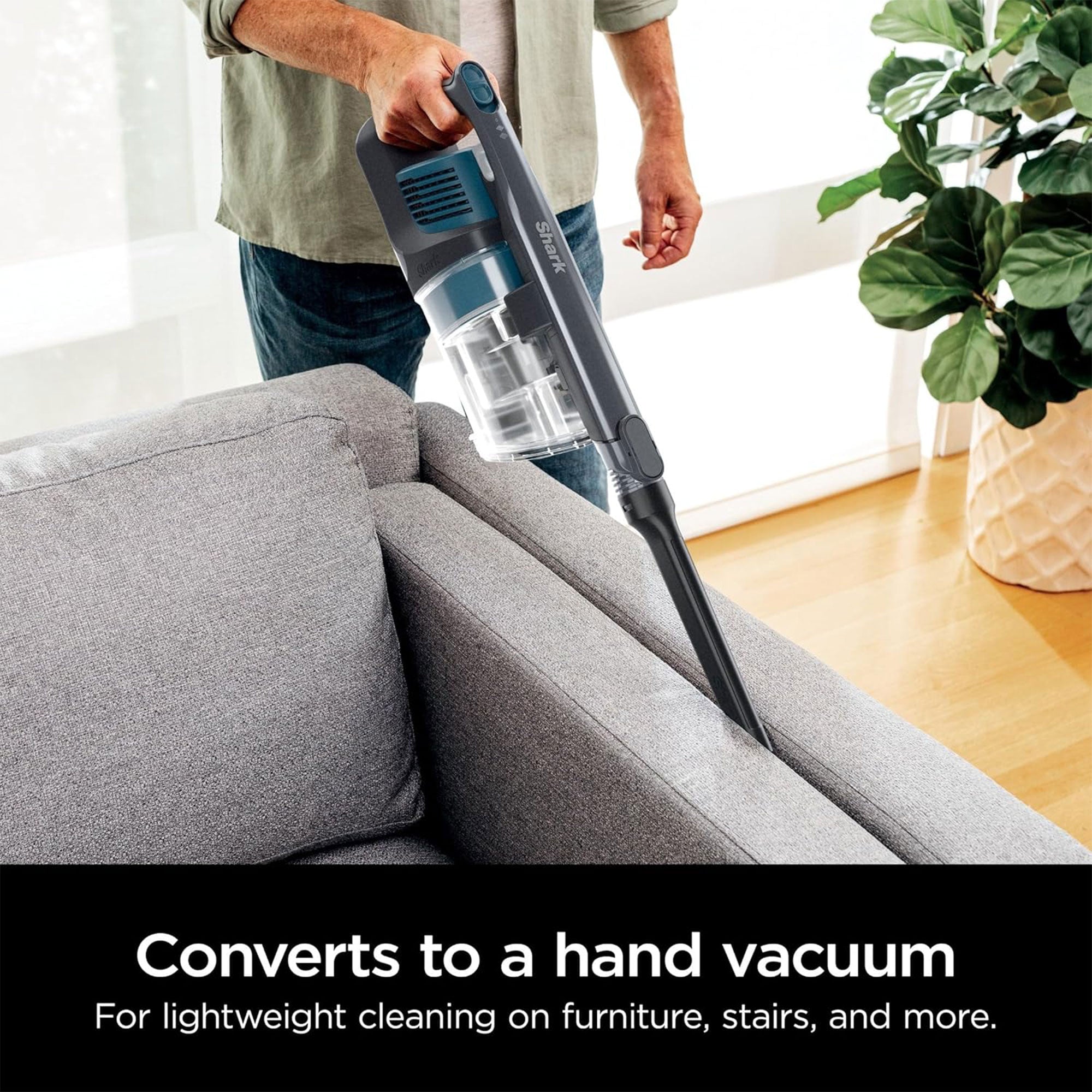 Shark Pet Pro Cordless Lightweight Vacuum Cleaner, Teal (Used) - VMInnovations