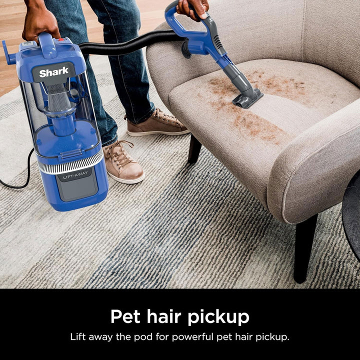 Shark Navigator ADV Upright Vacuum Cleaner, Cobalt Blue (Open Box) - VMInnovations