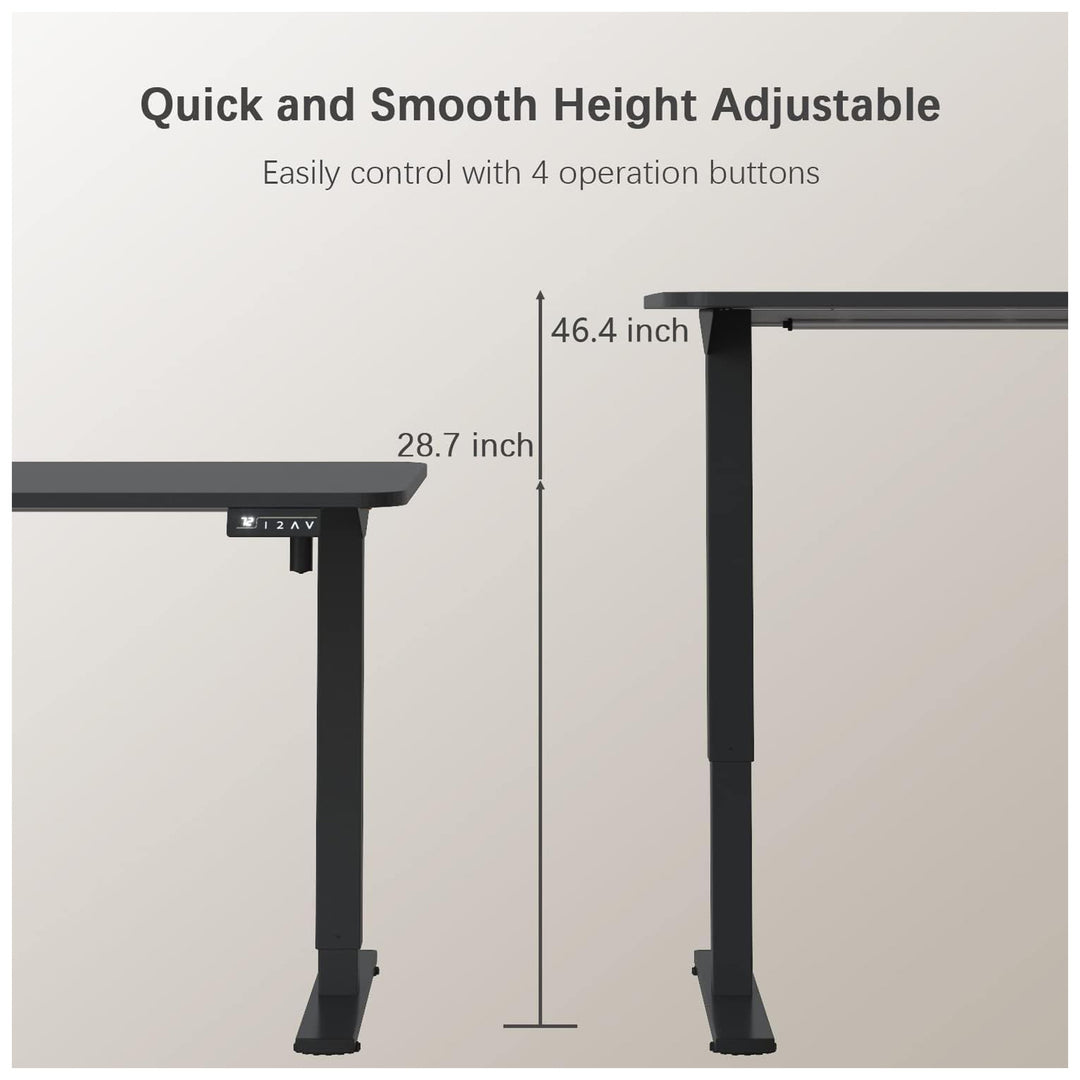 Furmax 55" x 24" Electric Adjustable Standing Desk for Home Office (Open Box)