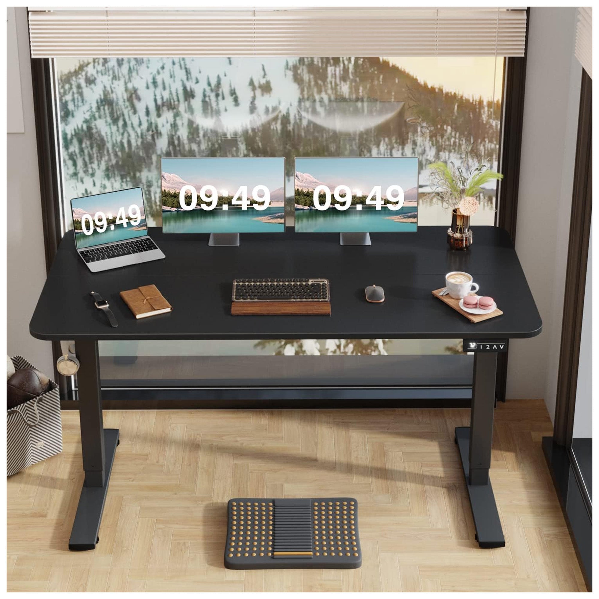 Furmax 55" x 24" Electric Adjustable Standing Desk for Home Office (Open Box) - VMInnovations