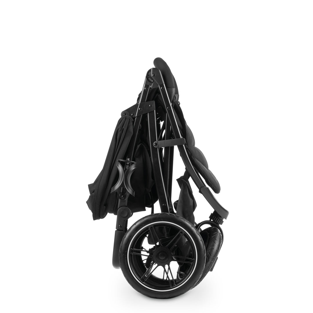 hauck Stroller Rapid 3 Air Reclining Seat, Compact Fold Stroller with Air Tires, Black