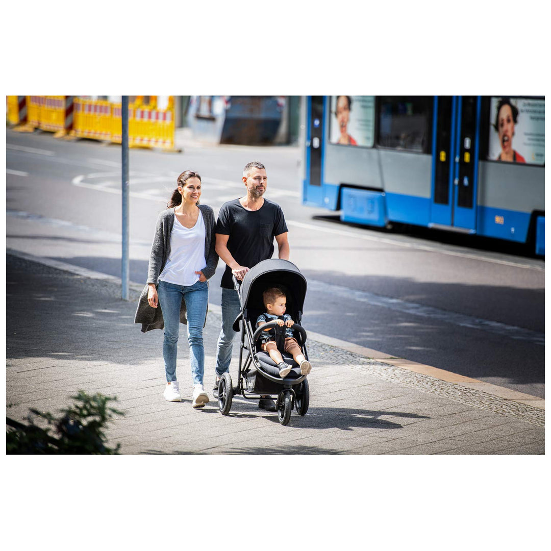 hauck Stroller Rapid 3R Reclining Seat, Compact Fold Stroller with Rubber Tires