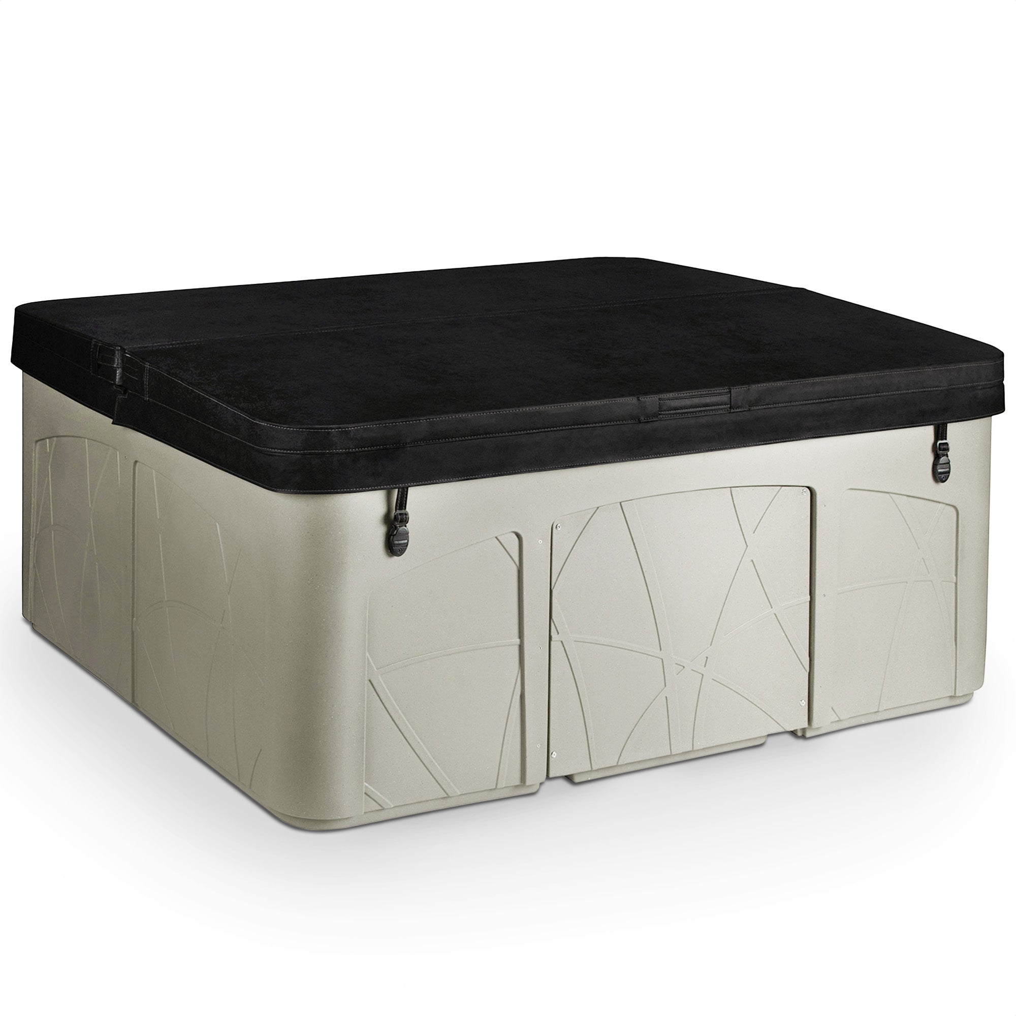 Lifesmart Spas 5 Person Plug and Play 28 Jet LED Hot Tub, LS350DX(For Parts)
