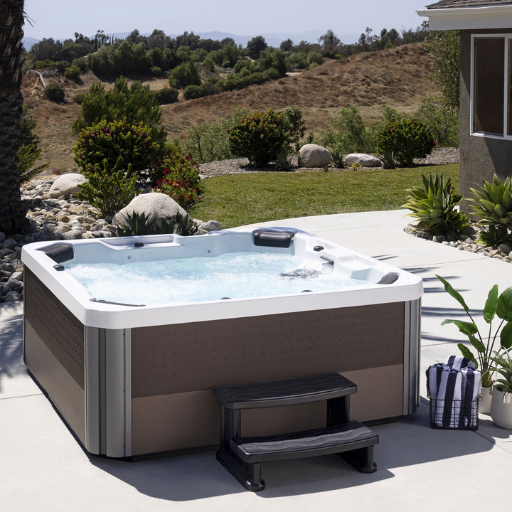 Lifesmart Hot Tub Spa Side Step for Square and Round Hot Tubs, 31"x16"(Open Box)