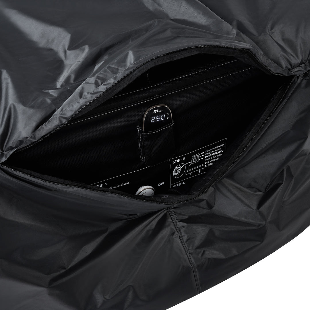 MSpa Thermal Cover with Snug Fit Design for Outdoor 6 Person Spas, Grey (Used) - VMInnovations