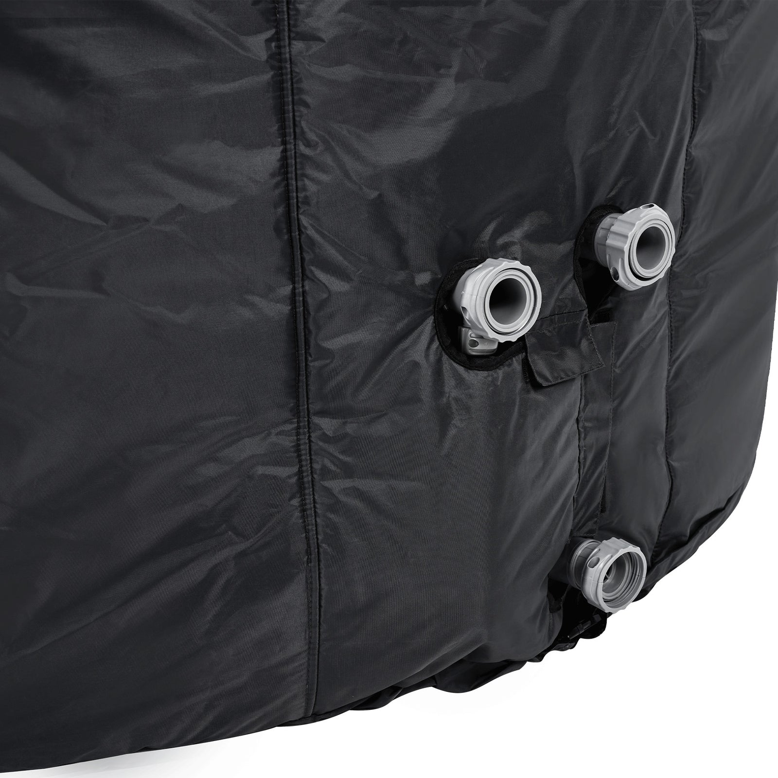 MSpa Round Thermal Cover with Snug Fit for Outdoor Mono and Duet Spas, Grey - VMInnovations